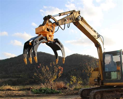 excavator grab attachment|excavator grapple attachment.